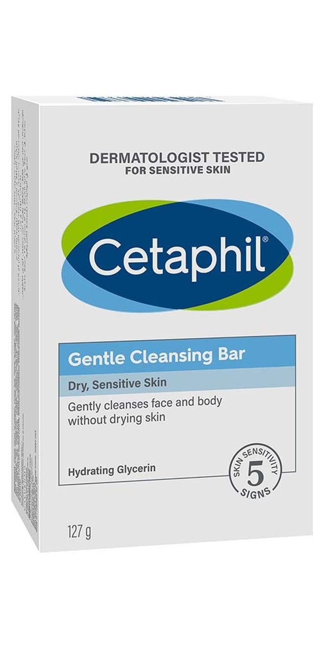 سيتافيل قطعة صابون بتنظيف لطيف للبشرة الحساسة الجافة إلى العادية 127جرام - Image 1
