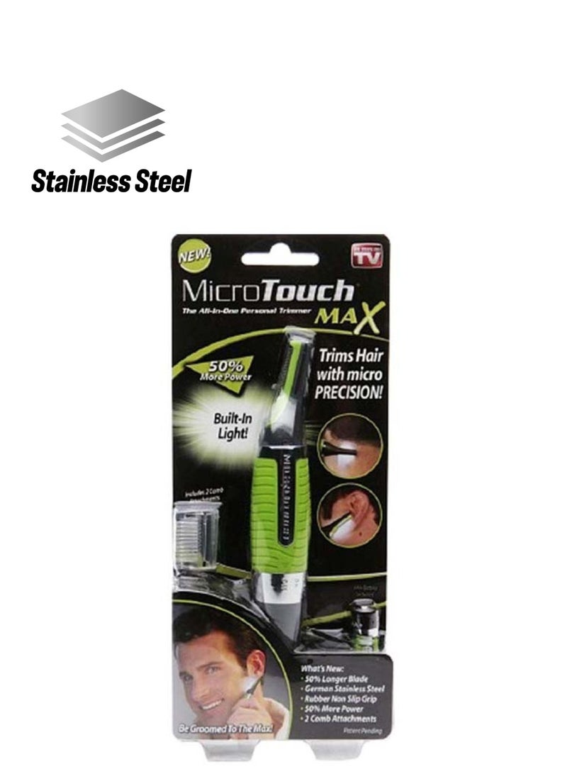 MICROTouch Max - As Seen On TV All In One Personal Trimmer Green - Image 1