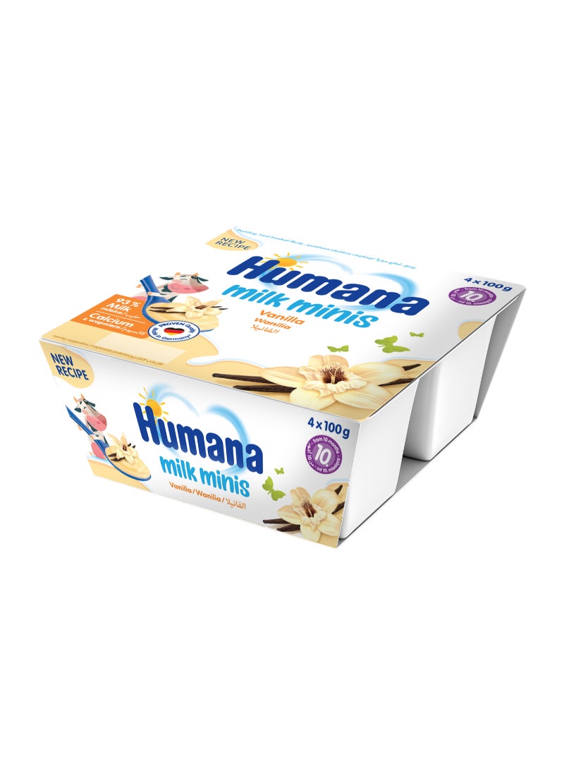 Humana Milk Mini Baby Snack Vanilla 100grams Pack of 4 - Image 3