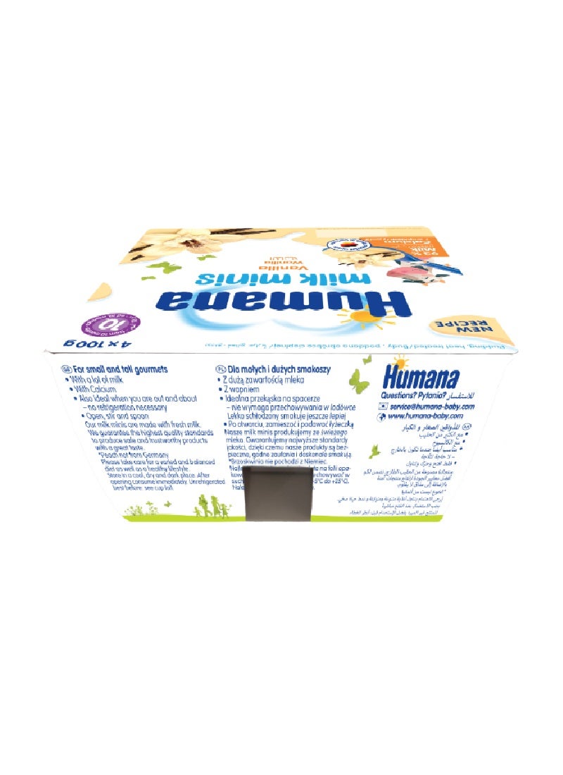 Humana Milk Mini Baby Snack Vanilla 100grams Pack of 4 - Image 4