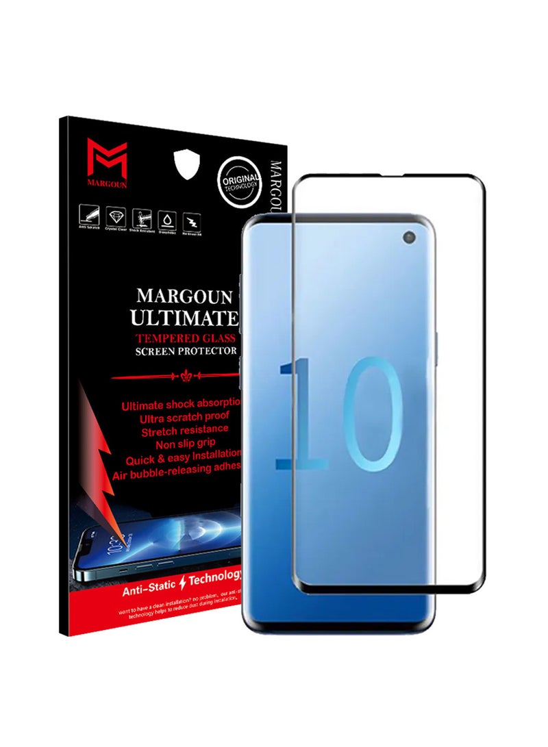 MARGOUN Tempered Glass Screen Protector For Samsung Galaxy S10 Lite Clear - Image 1