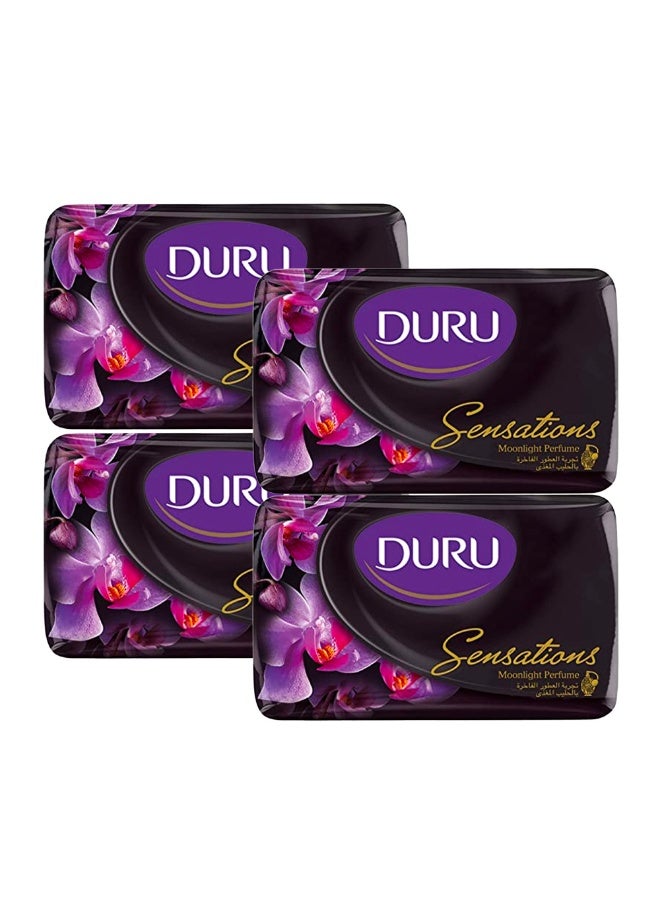 دورو Soap Bar with Moonlight Perfume, 160 g × 4 Multicolour 