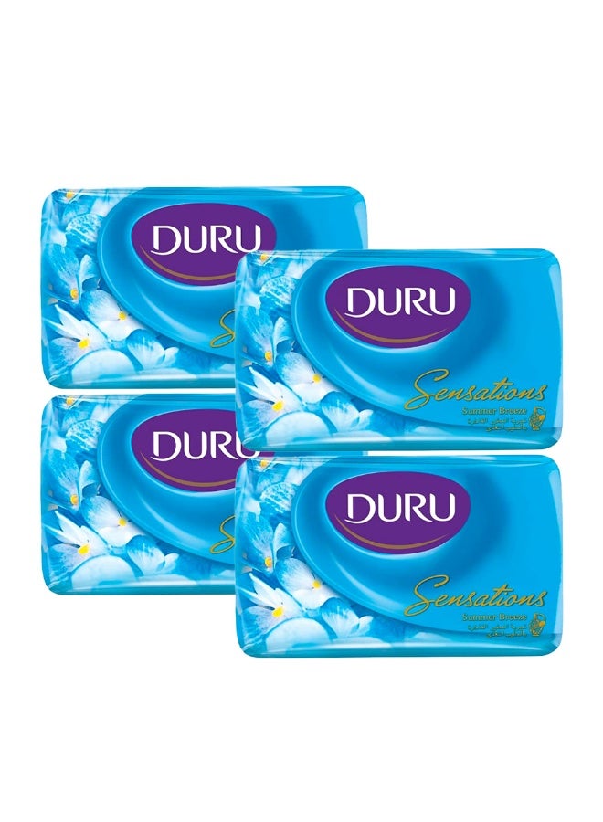 دورو Soap Bar with Summer Breeze, 160 g × 4 Multicolour 