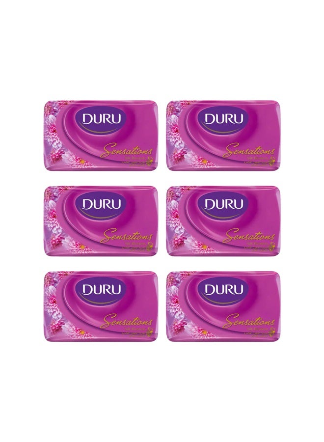 دورو Soap Silk Blossom , 120G x 6 Multicolour 