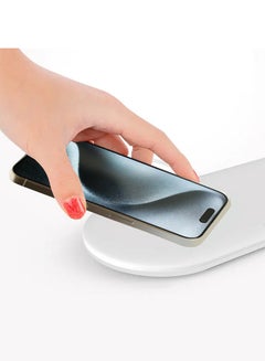 MARGOUN Charging Station 3 In 1 Faster Mag-Safe Qi Wireless Charger Stand Wireless Charging Pad For iPhone 15/14/13/12 Pro Max/Pro/Plus For iWatch Ultra 2 Ultra 8/7/SE/6/5/4/3/2/1 AirPods Pro/2/3 White  - Image 3
