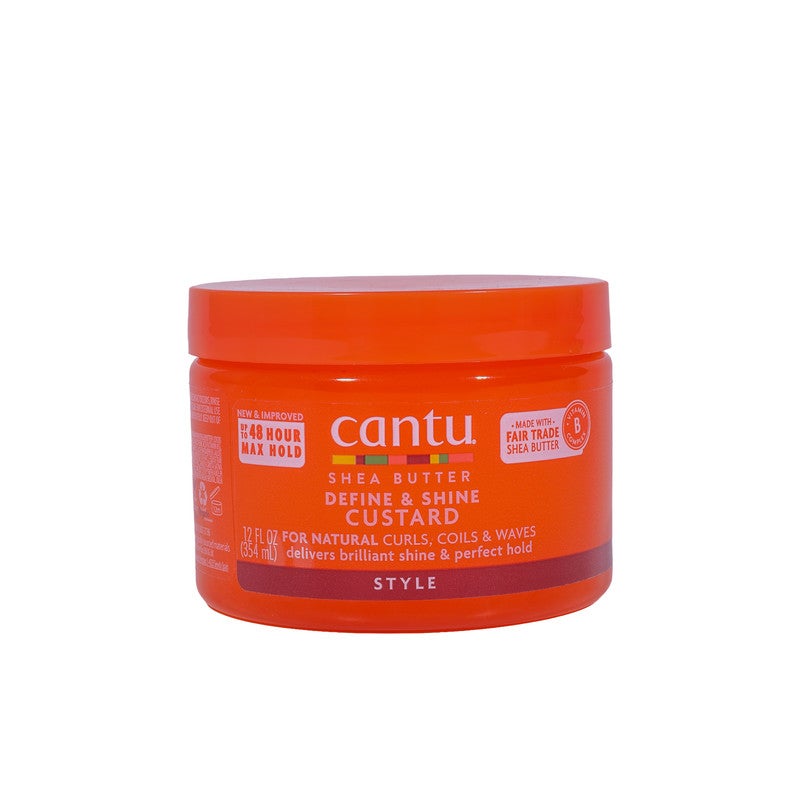 Cantu Shea Butter Define And Shine Custard 340grams - Image 1