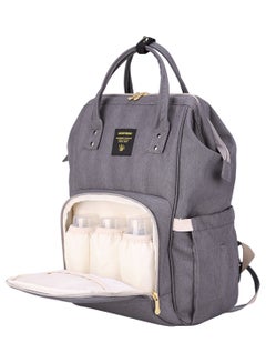 Sunveno Multifunction Travel Backpack Diaper Bag With USB - Grey  - Image 4