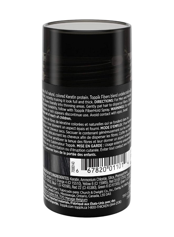 Toppik Hair Building Fibers Black Hair Color 12 Grams Black 12grams  - Image 2