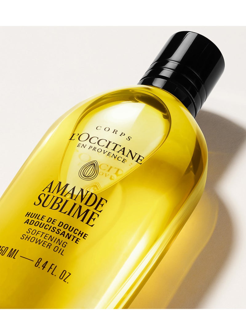 L'OCCITANE Amande Shower with Almond Oil yellow 250 ML - Image 2