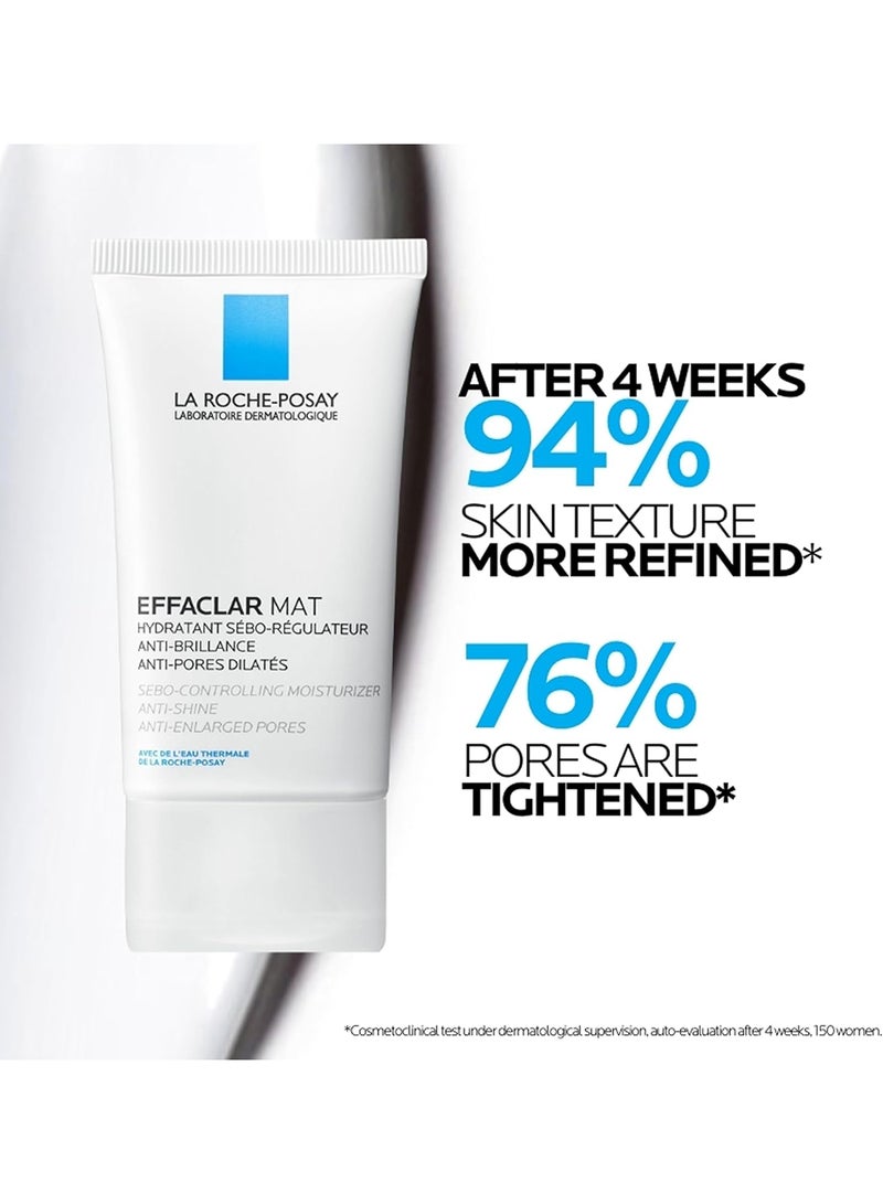 LA ROCHE-POSAY Effaclar Mat Mattifying Moisturizer For Oily Skin 40ml  - Image 5