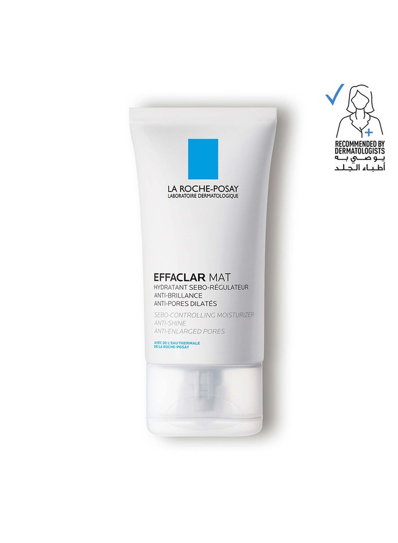 لاروش بوزيه إيفاكلار مات مرطب لحب الشباب للبشرة الدهنية والمعرضة لحب الشباب 40ملليلتر - Image 1