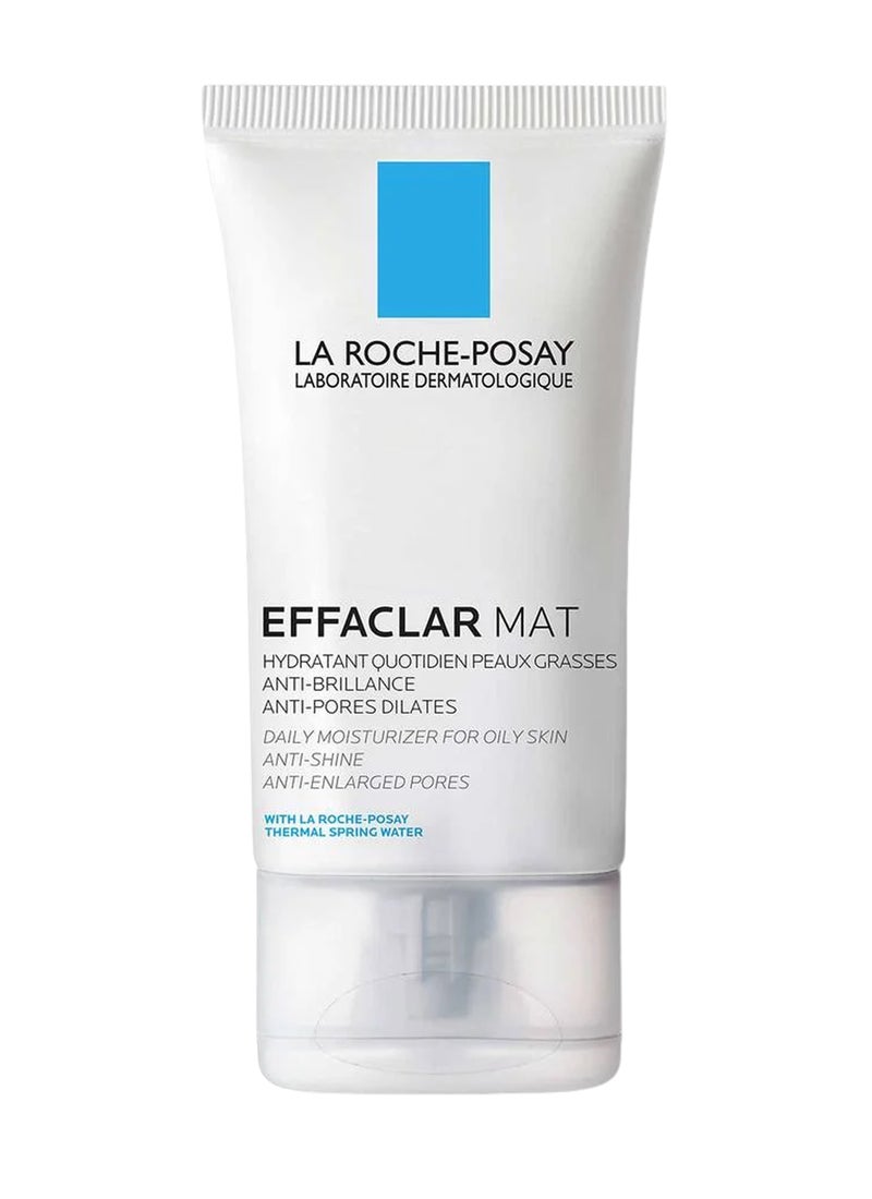 LA ROCHE-POSAY Effaclar Mat Mattifying Moisturizer For Oily Skin 40ml - Image 1