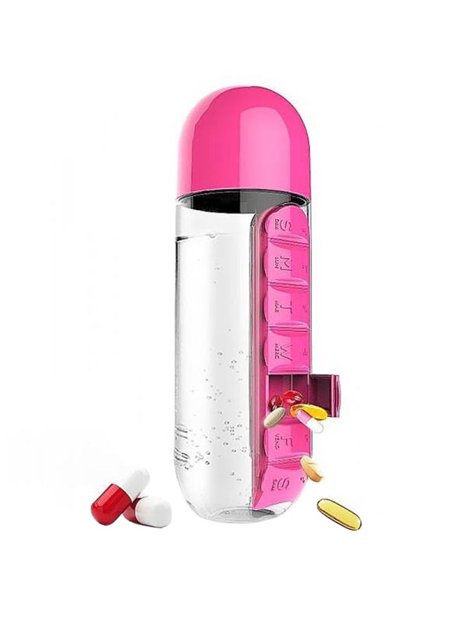 زجاجة محمولة للمياه مُزوّدة بمُنظم للأدوية - Image 1