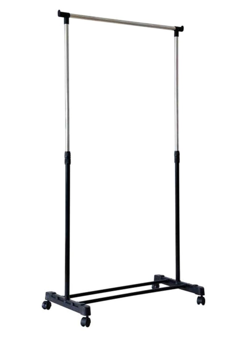 Living Single Garment Rack Black/Silver Medium