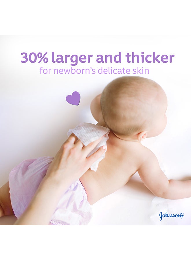 جونسون مناديل مبللة للأطفال - تنظيف فائق، 3+1 عبوة تحتوي على 48 منديلًا، 192 إجمالي العدد - Image 2