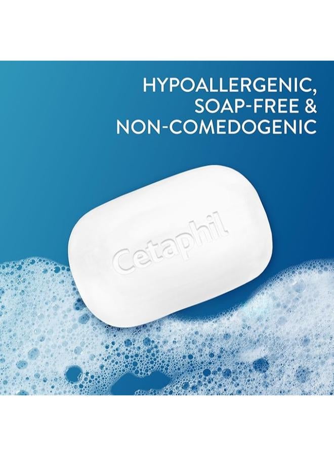 Cetaphil Gentle Antibacterial Cleansing Bar For Combination To Oily Skin Sensitive Skin A Mild Non-Soap Cleansing Bar Specially Formulated To Provide Both Gentle Skin Cleansing And Antibacterial Benefits, For Face And Body 127grams  - Image 4