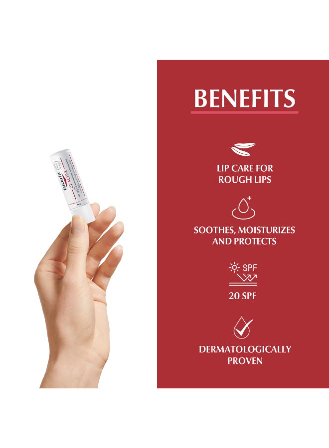 Eucerin Lip Active Balm With Dexpanthenol And Vitamin E,Ph5 For Dry And Dehydrated Lips 4.8grams - Image 4