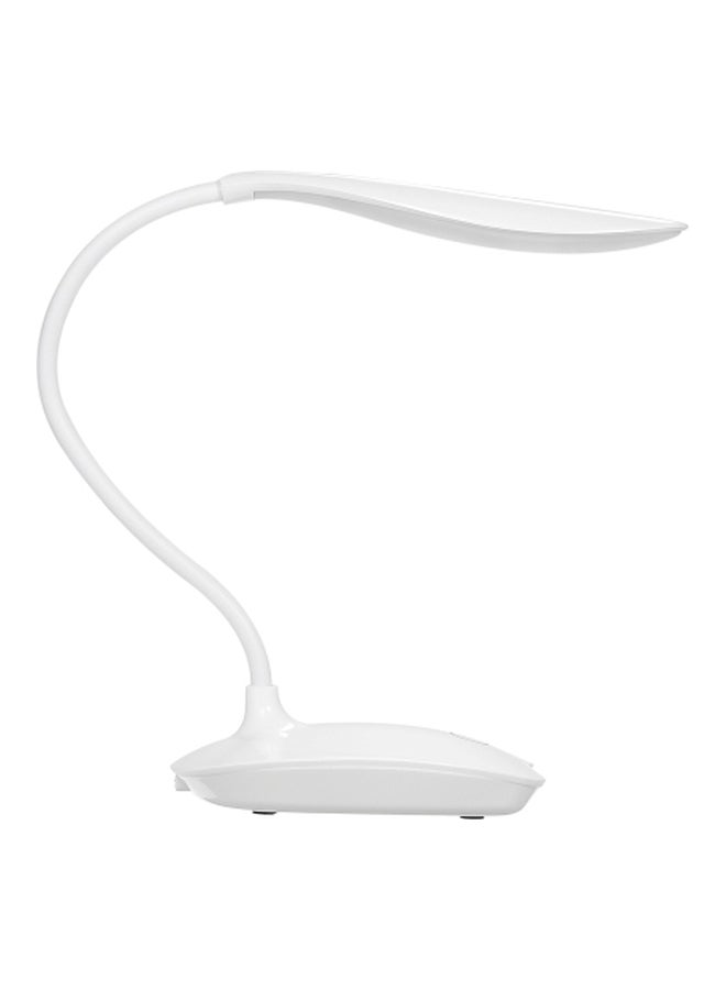 LED Desk Lamp white 21 x 12 x 10 cm Metal white lightning 3 wattage White - Image 1