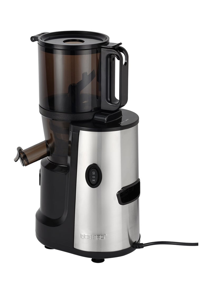 جيباس عصارة ماستيكيتينج بالعصر البطيء 1 L 200 W GSJ44019UK أسود/شفاف  - Image 2