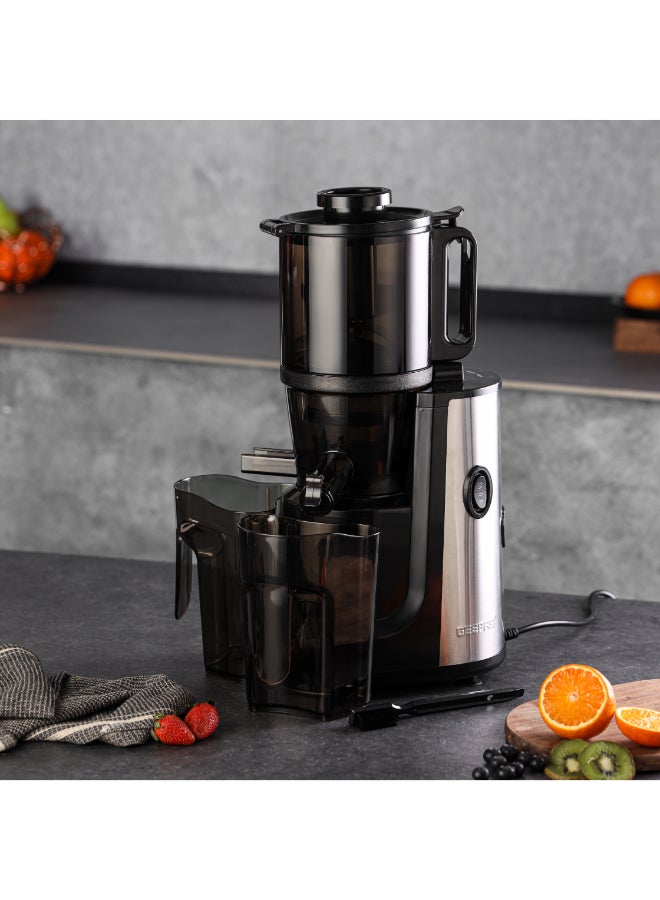 جيباس عصارة ماستيكيتينج بالعصر البطيء 1 L 200 W GSJ44019N أسود/شفاف - Image 2