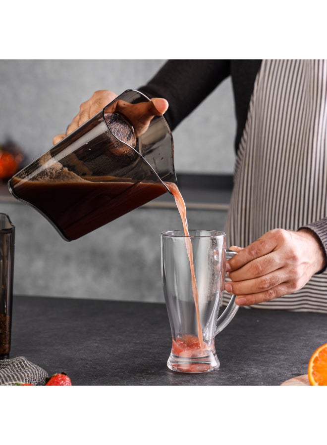 جيباس عصارة ماستيكيتينج بالعصر البطيء 1 L 200 W GSJ44019N أسود/شفاف - Image 5