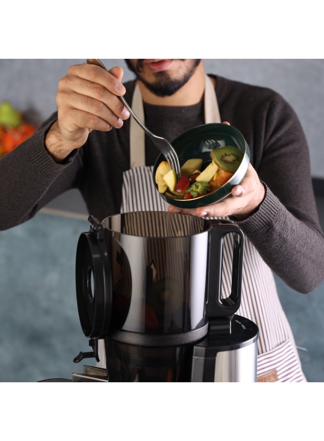 جيباس عصارة ماستيكيتينج بالعصر البطيء 1 L 200 W GSJ44019N أسود/شفاف - Image 3