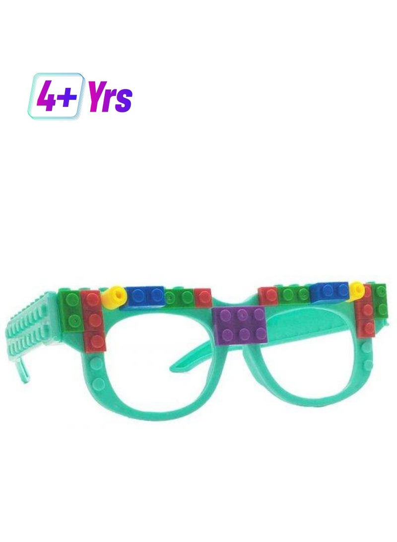 DIY Block Glasses Figure Kids Toy 4+ Years - Image 1
