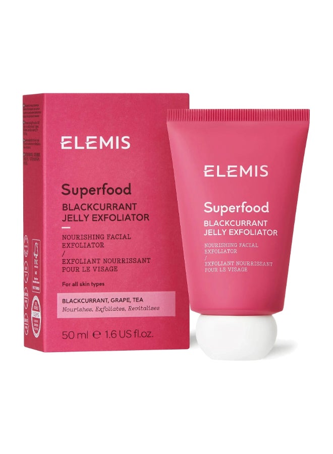 Elemis Superfood Black Currant Jelly Exfoliator White/Green 50ml - Image 1