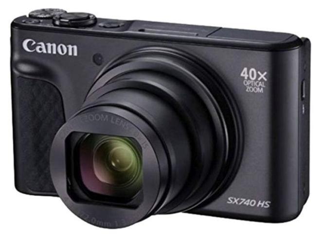 كانون كاميرا باورشوت SX740 HS الرقمية مزودة بخاصية التكبير البصري - Image 1