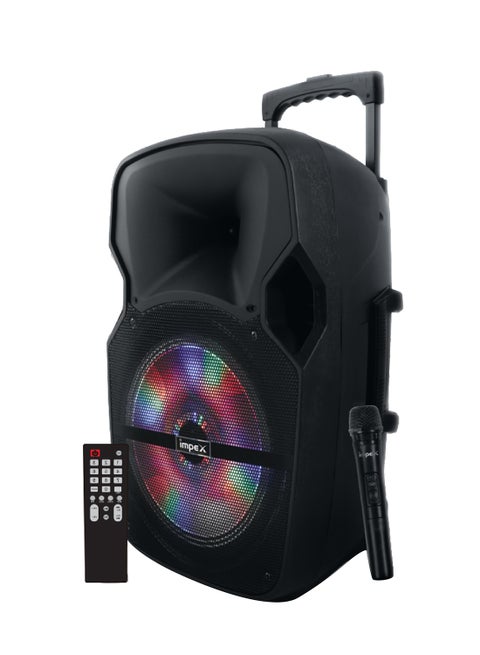 Portable Wireless Speaker and Sound System with Trolley with Mic & Remote Control Black