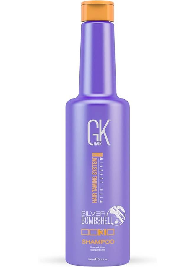GK Hair Silver Bombshell Shampoo 280ml  - Image 1