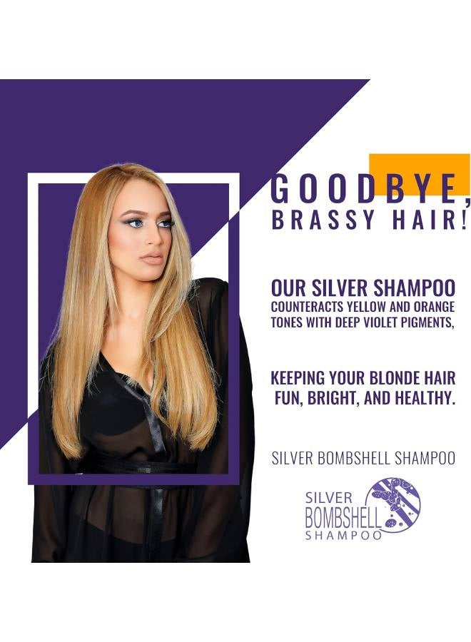 GK Hair Silver Bombshell Shampoo 280ml  - Image 3