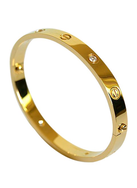18k Yellow Gold Plated love Bracelet