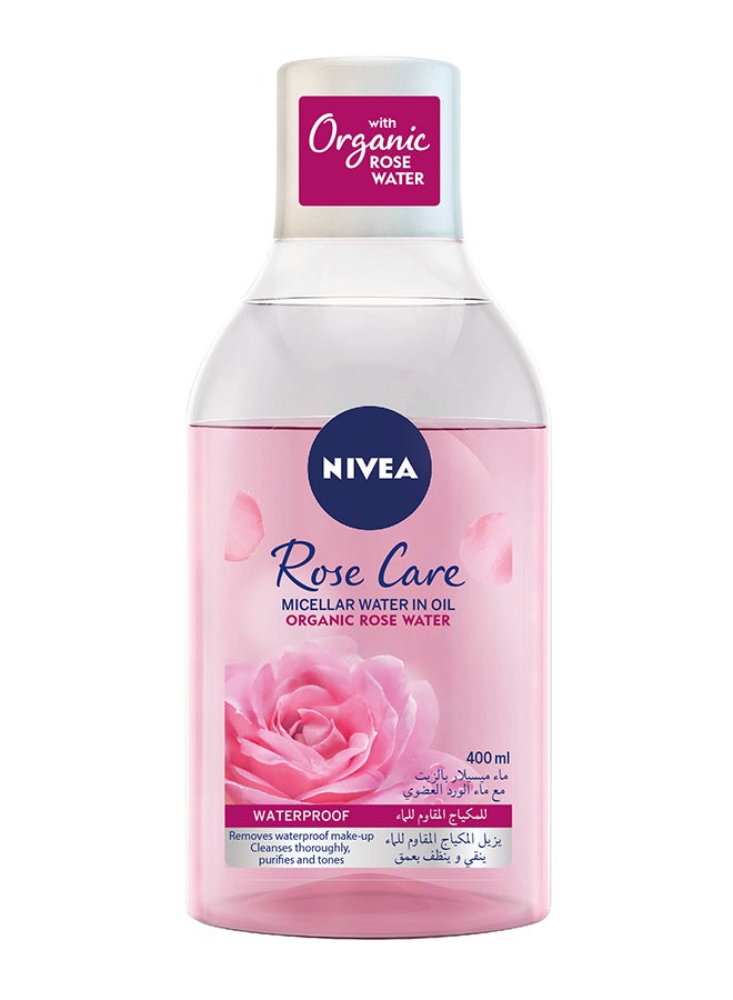Nivea - Micellar Organic Rose Water Makeup Remover 400ml - Image 1