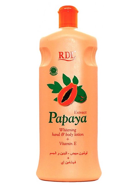 Papaya Extract Whitening Hand & Body Lotion + Vitamin E 600ml
