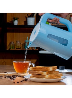 GEEPAS 1.7L Cordless Electric Kettle - Safety Lock, Boil Dry Protection | Heats Up Quickly & Easily | Boiler For Hot Water, Soup, Tea & Coffee Maker 1.7 L GK5449 Blue  - Image 4