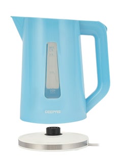 GEEPAS 1.7L Cordless Electric Kettle - Safety Lock, Boil Dry Protection | Heats Up Quickly & Easily | Boiler For Hot Water, Soup, Tea & Coffee Maker 1.7 L GK5449 Blue  - Image 2