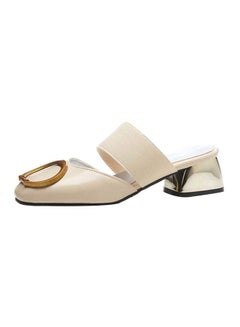 HUSK'SWARE Leather Slip-On Mule White  - Image 3