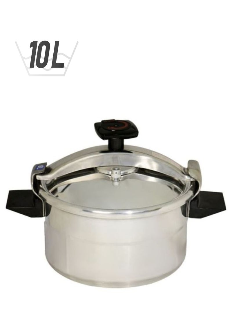 Pressure Cooker Silver 10.0Liters