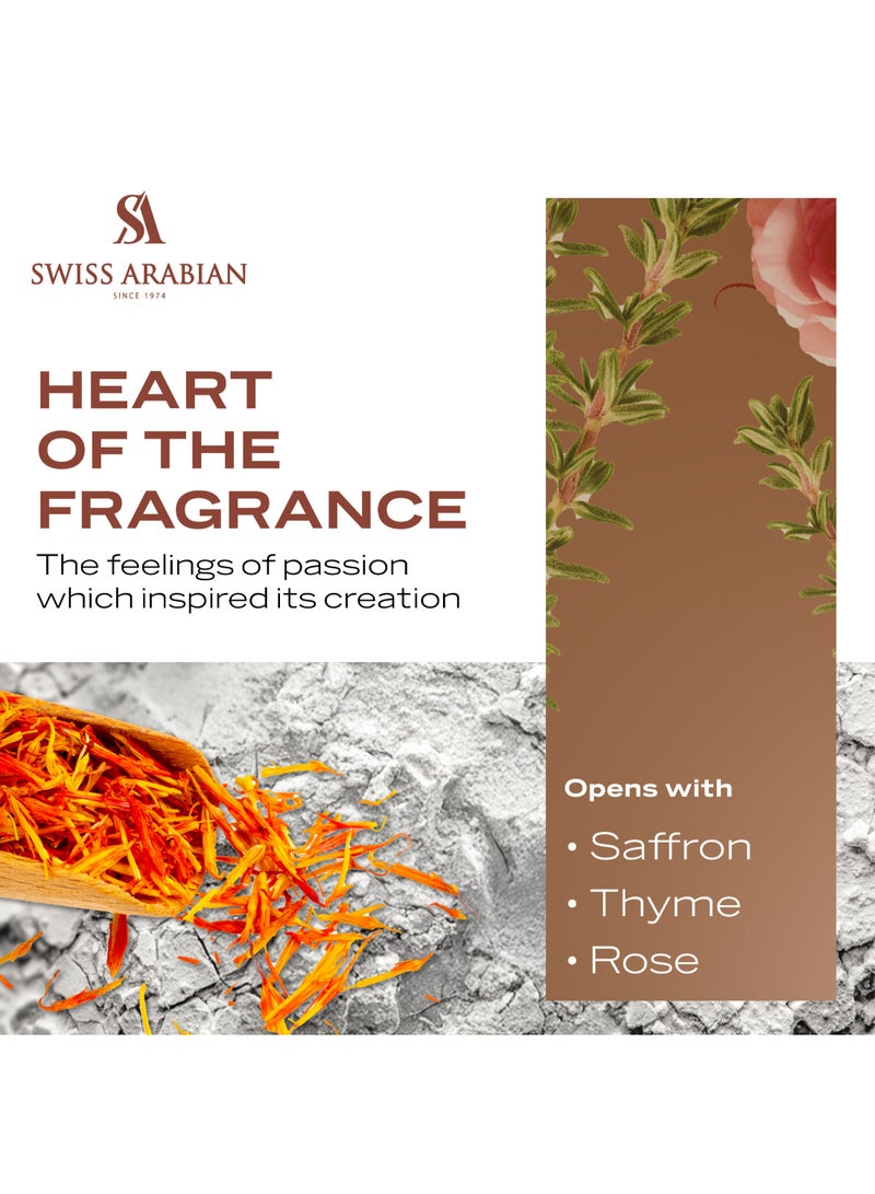 SWISS ARABIAN Shaghaf Oud Aswad Eau de Parfum, 75ml, Premium Quality Perfume, Women and Men’s Fragrance, Oriental, Woody Luxurious Blend Perfumes for Men and Women 75ml - Image 4