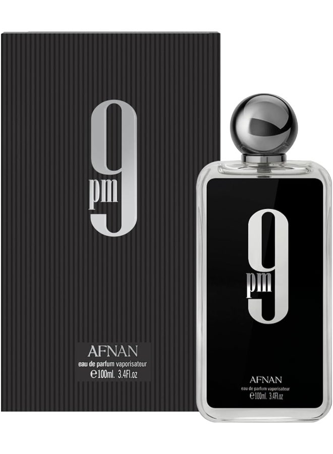 AFNAN 9 PM Edition For Men Eau De Parfum, 100 ML 100ml - Image 3