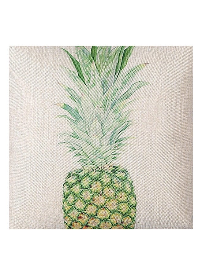 Hand-Painted Pineapple Pattern Cushion Cover - Image 2