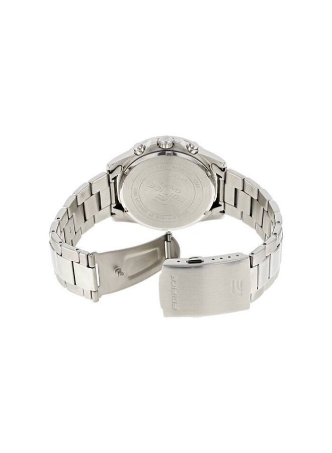 كاسيو ساعة يد إديفيس كرونوغراف طراز EFV-570D-1AVUDF - قياس 44 مم - لون فضي للرجال - Image 3