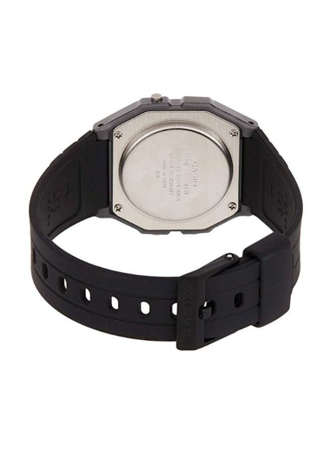 CASIO Men's Resin Digital Watch F-91WM-1BDF - 38 mm - Black - Image 2