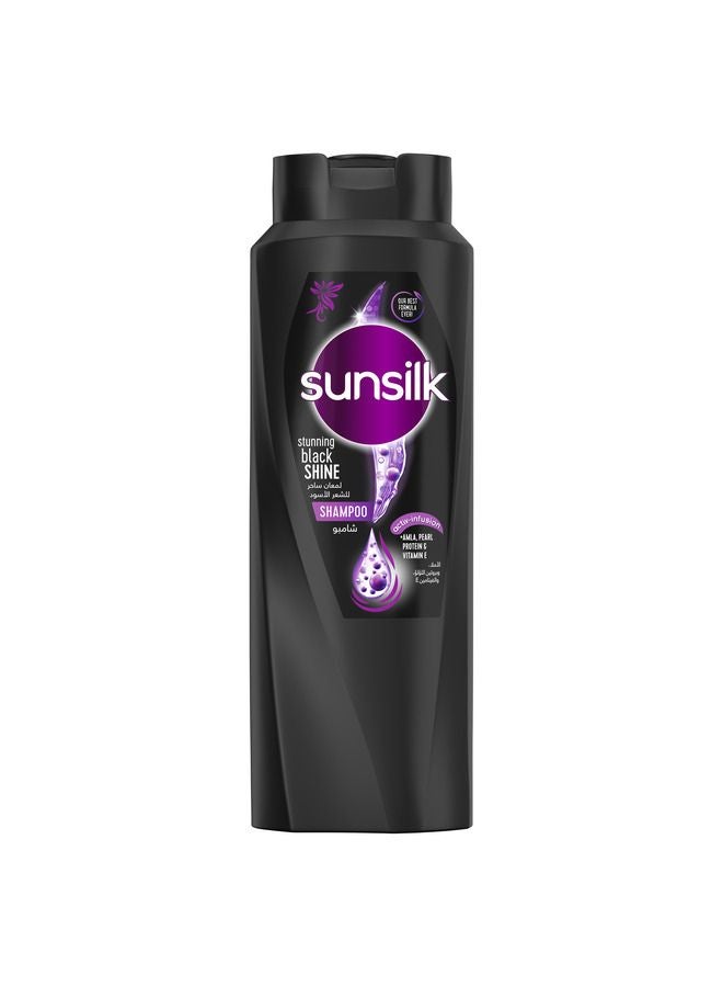 Sunsilk - Black Shine Shampoo For Long Lasting Black Hair With Amla Pearl Protein And Vitamin E 700ml - Image 1