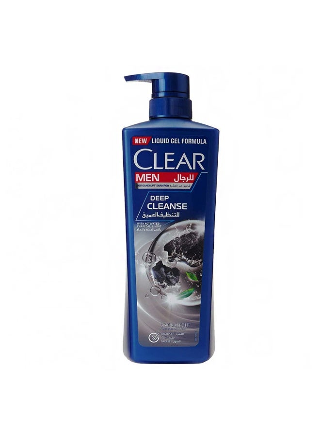 CLEAR Anti Dandruff Shampoo With Charcoal & Mint for Men 600 ml - Image 1