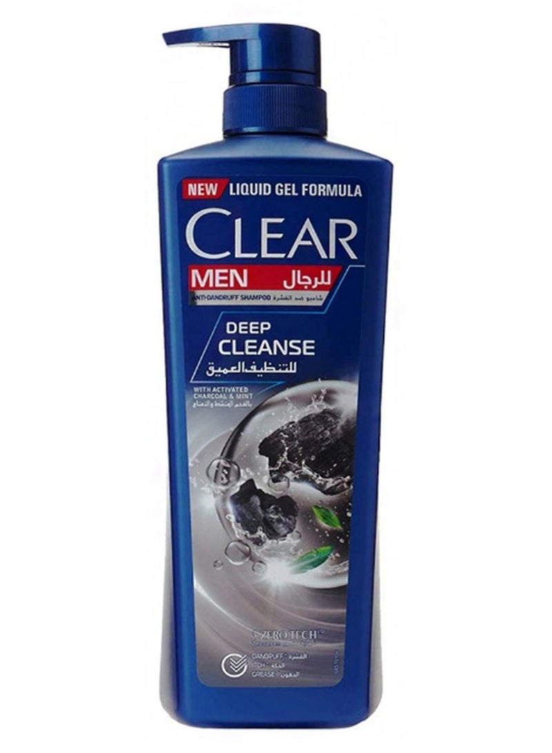 CLEAR Anti Dandruff Shampoo With Charcoal & Mint for Men 600 ml - Image 1