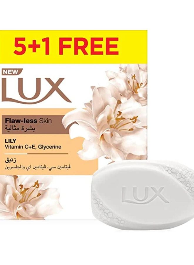 لوكس صابونة الكريمة الغنية أبيض 120g Pack of 6 - Image 1