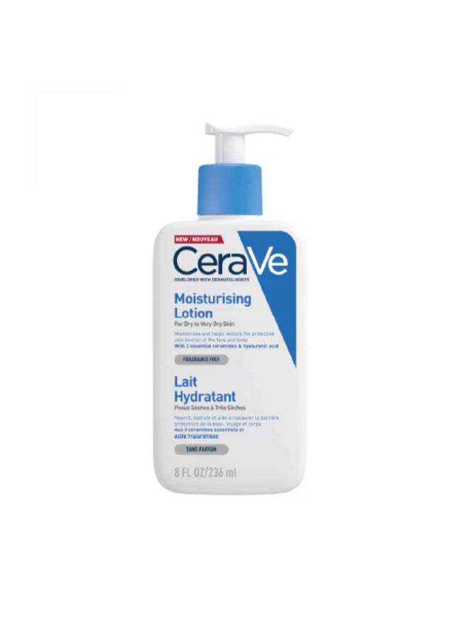 سيرا في لوشن سيرافي مرطّب للبشرة العادية إلى الجافة  مع حمض الهيالورونيك ٢٣٦مل 236ملليلتر - Image 1