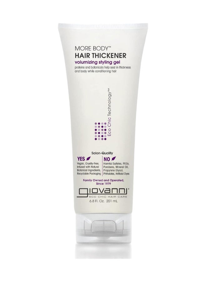 Giovanni - Giovanni More Body Hair Thickener, Volumizing Styling Gel, Infused With Natural Botanical Ingredients 201ml - Image 1